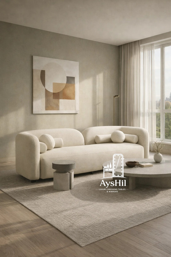 مبل راحتی لاکچری وِنسا با فوم ارتجاعی و ساختار چوب نراد مقاوم و بادوام