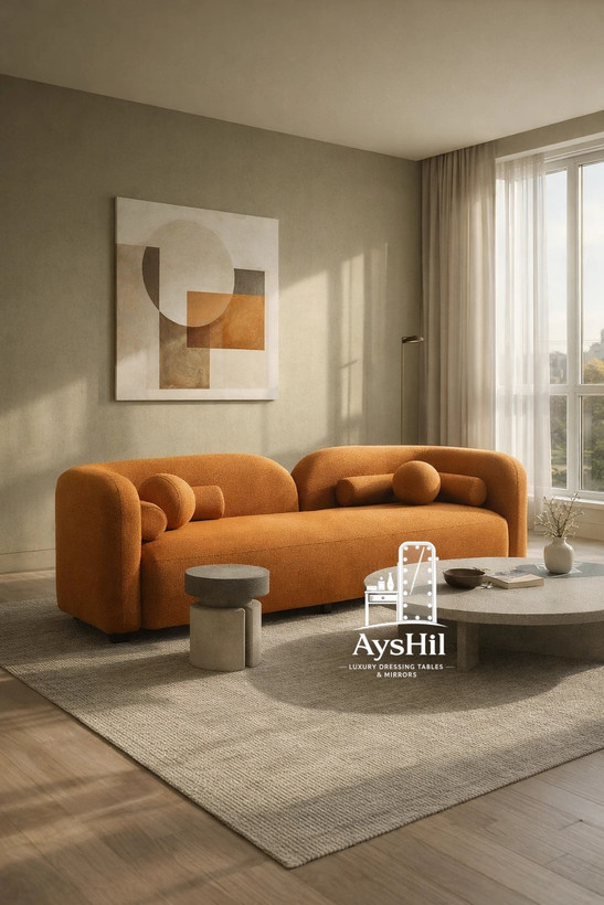 تصویر مبل ۸ نفره وِنسا با طراحی مینیمال و نشیمن بسیار راحت مناسب استفاده روزانه